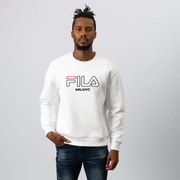 Fila Mikiny Panske Biele - Milano Neoprene Vypredaj - Slovakia 37985-LAWK